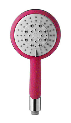 Chuveiro de mão para banheiro romântico rosa com revestimento alto 5 configurações de pulverização