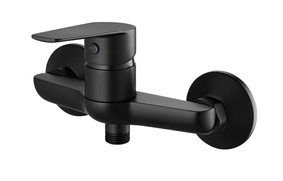 Torneira misturadora de chuveiro frio quente torneira bronze monocomando preto fosco