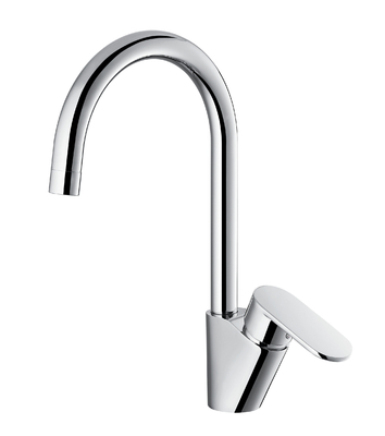 Torneiras de pia de cozinha contemporânea galvanizado latão polido torneiras de cozinha