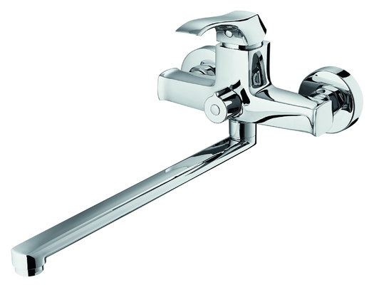 Torneira de banheira OEM de longo alcance, torneira misturadora de banheira elegante
