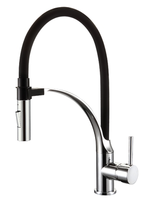 Torneira de cozinha magnética com suporte curvo