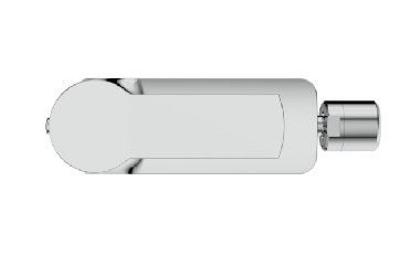 Misturador para bidê monocomando para banheiro 360° Comfort Altura 82 mm