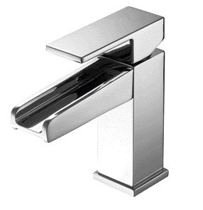 Torneira de bronze da cachoeira do único misturador da alavanca para o banheiro