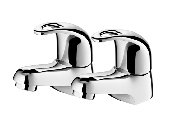 Comprimento inoxidável de Tow Handle Faucet Water Saving 11.6cm da bacia do banheiro