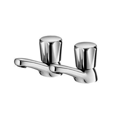 Os pares vitorianos tradicionais de torneiras da bacia para o banheiro afundam quente e o torneira de bronze banho de 1/2 frio do”, Chrome lustrado ajustou-se de 2
