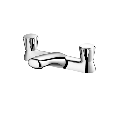 O banho bate a cuba do enchimento do banheiro do misturador bate o torneira de bronze duplo Monobloc de Chrome da alavanca
